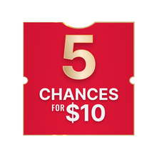 Charger l'image dans la galerie, 5 chances for $10
