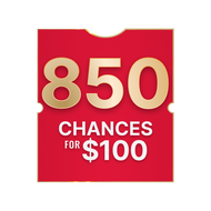 850 chances for $100